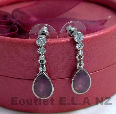 30x10mm SWAROVSKI CRYSTAL EARRINGS